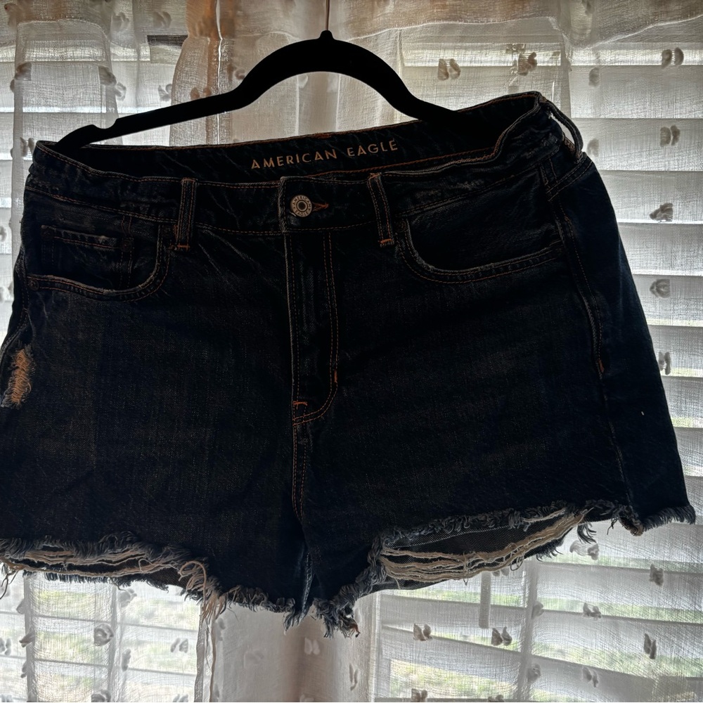American Eagle Outfitters Women's Dark Denim Shorts
